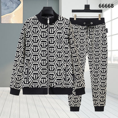 PP Skull Hoodie Jacket Suit