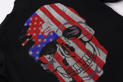 PP Skull Hoodie Jacket Suit