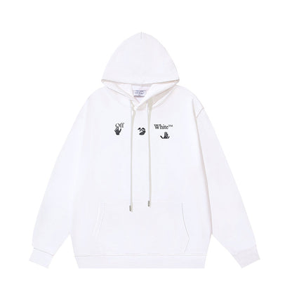 OFF Logo Print Hoodie