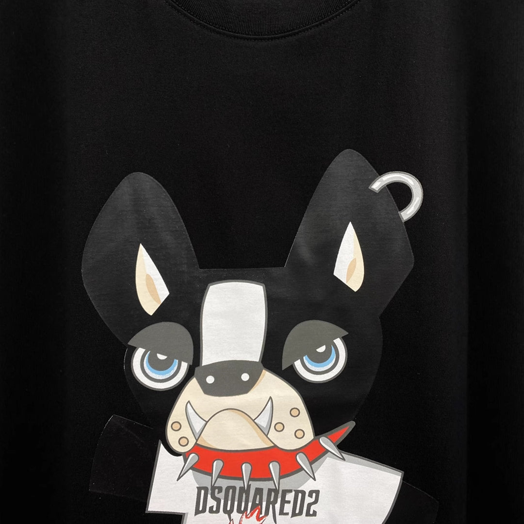 DSQ2 Cartoon Dog T-shirt
