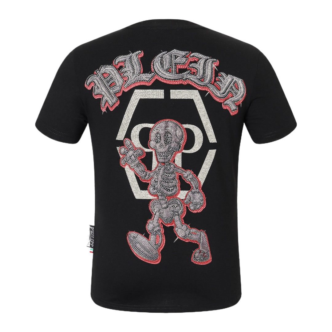 PP T-shirt Back Skull