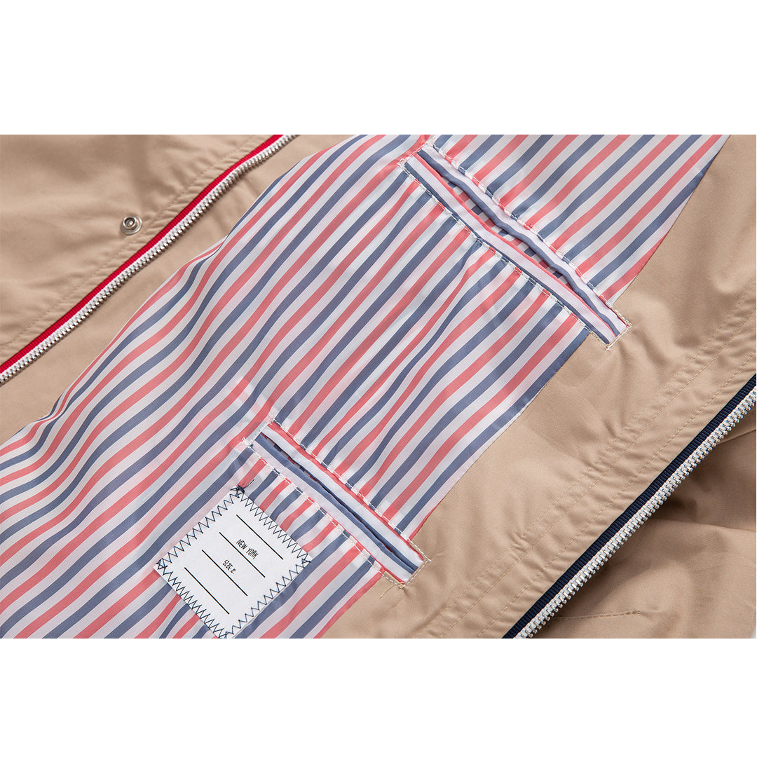 Stripe Casual Jackets