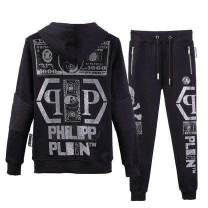 PP Skull Hoodie Jacket Suit