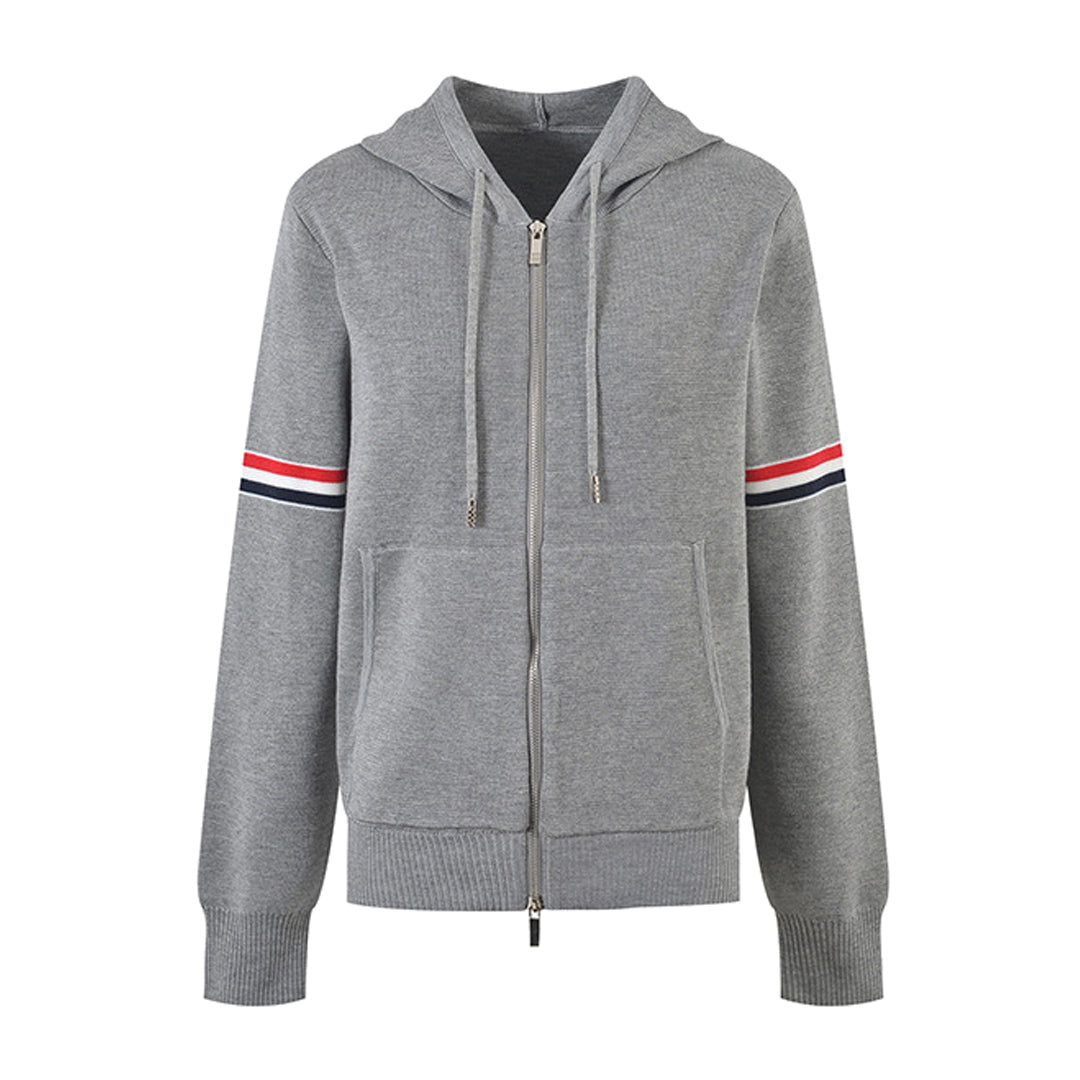 Women Knit Hooded Cardigan