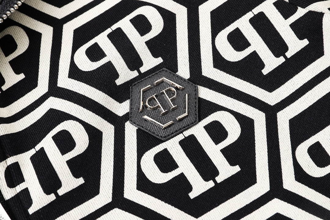 PP Skull Hoodie Jacket Suit