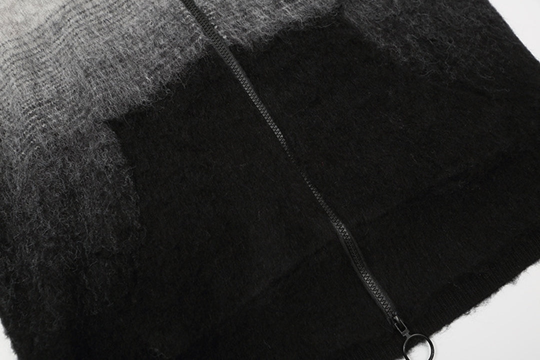 OFF Gradient Sweater Coat