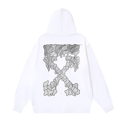 OFF Logo Print Hoodie