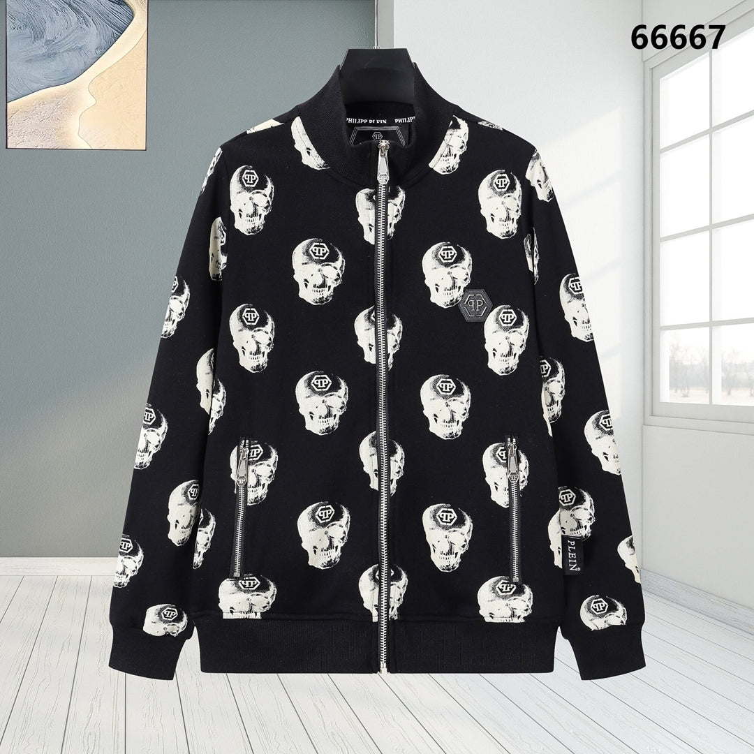 PP Skull Hoodie Jacket Suit