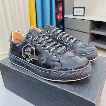PP Casual Fashion Skull Sneakers