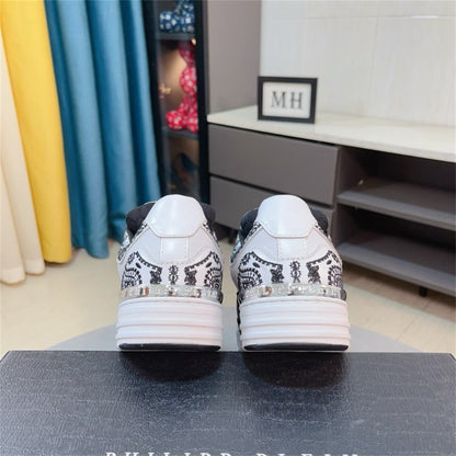 PP Casual Fashion Skull Sneakers