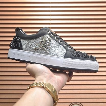 PP Casual Fashion Skull Sneakers