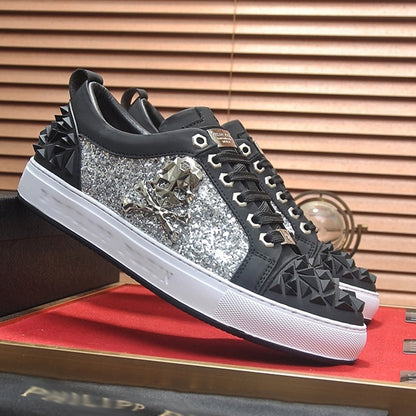 PP Casual Fashion Skull Sneakers