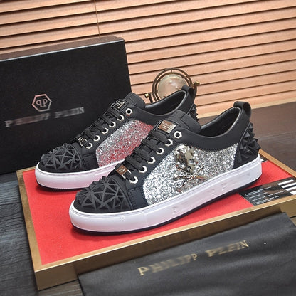 PP Casual Fashion Skull Sneakers
