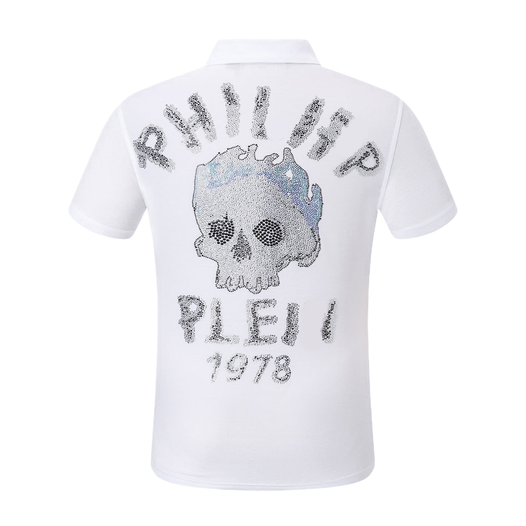 PP Polo shirt Crystal Skull