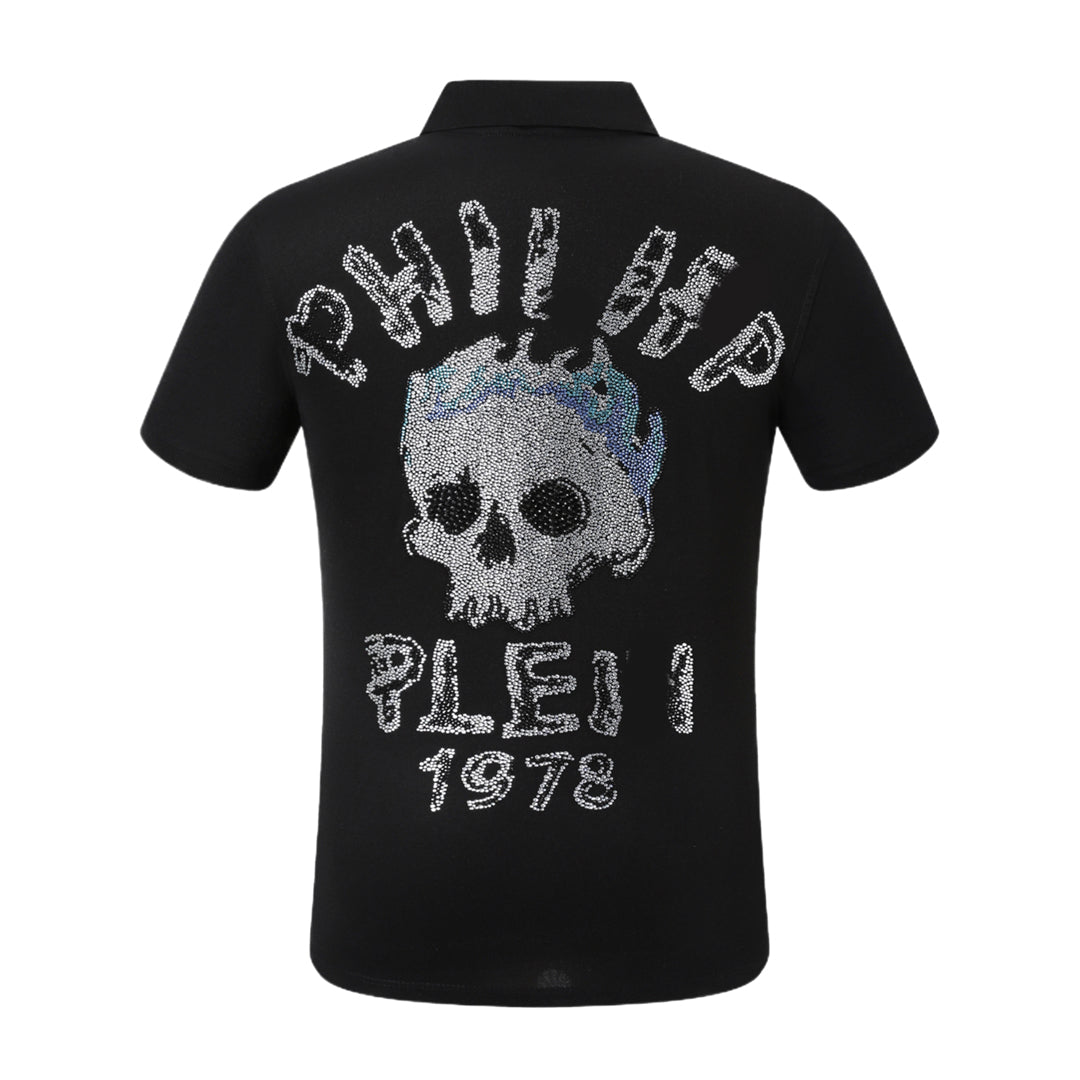 PP Polo shirt Crystal Skull