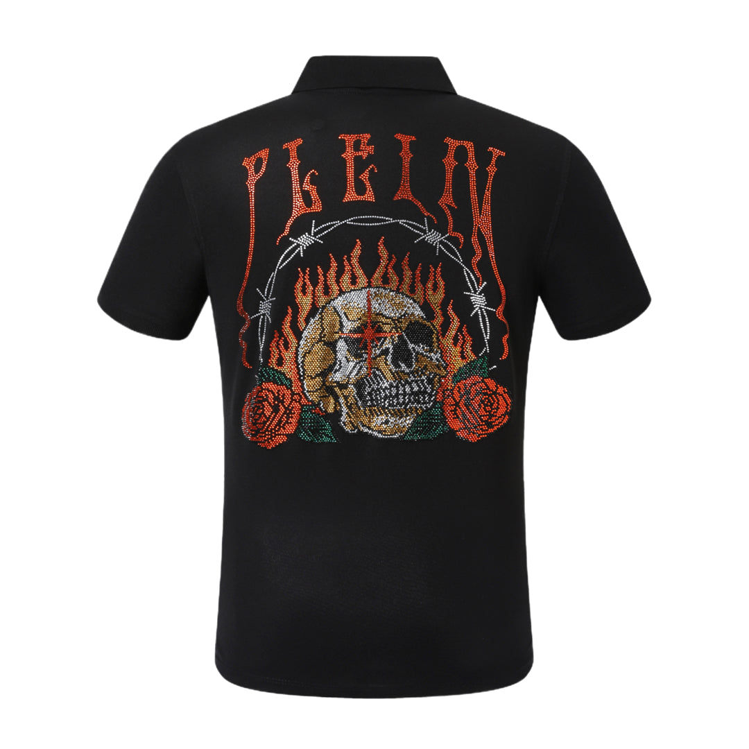 PP Polo shirt Crystal Skull