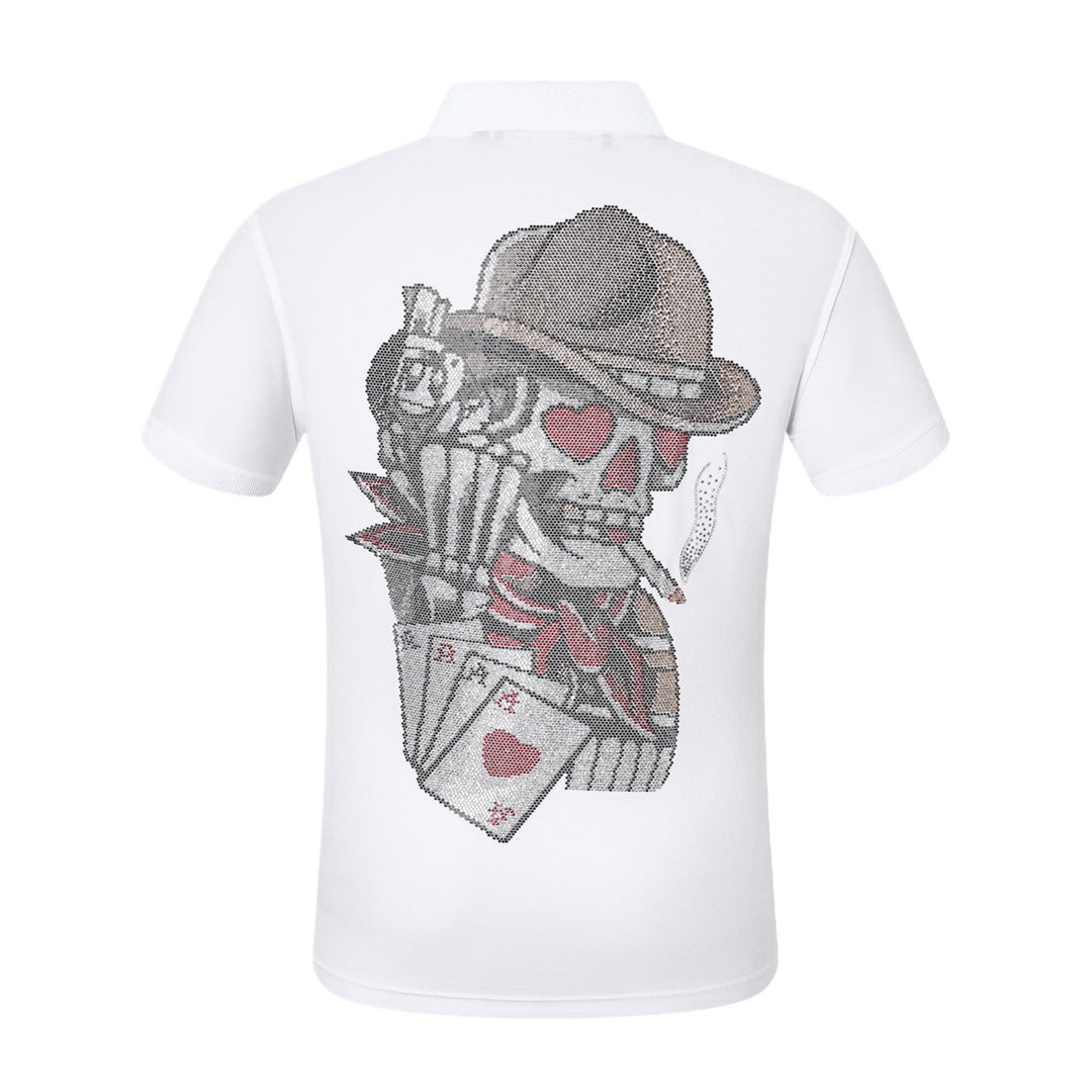 PP Polo shirt Crystal Skull