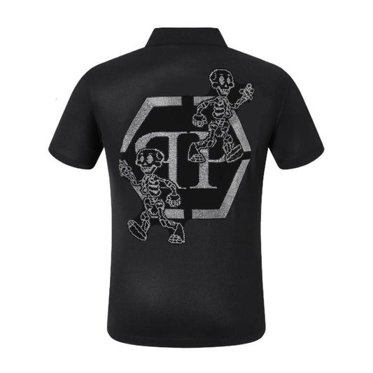 PP Polo shirt Crystal Skull