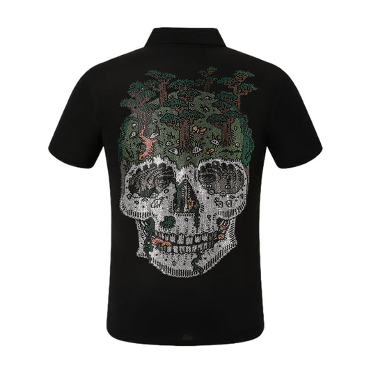 PP Polo shirt Crystal Skull