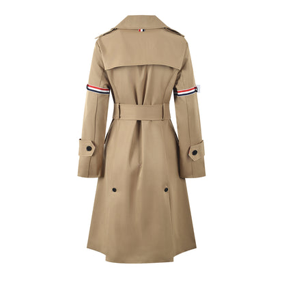Women Mid-length Trench Coat
