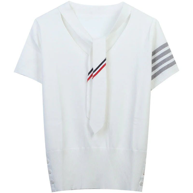 Women Tie Knot T-shirt