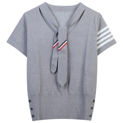 Women Tie Knot T-shirt