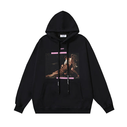 OFF Logo Print Hoodie