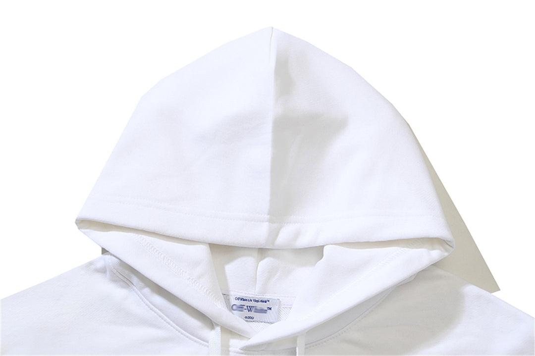 OFF Logo Print Hoodie