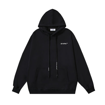 OFF Logo Print Hoodie