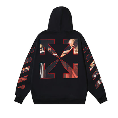 OFF Logo Print Hoodie