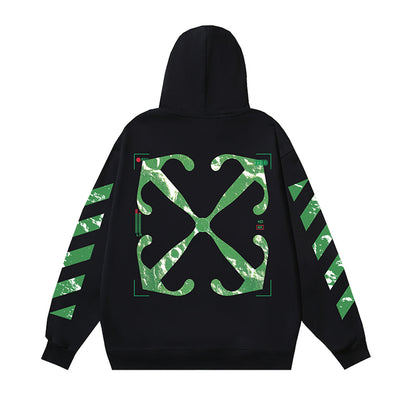 OFF Logo Print Hoodie