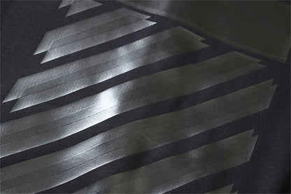 OFF Logo Print Hoodie Jacket