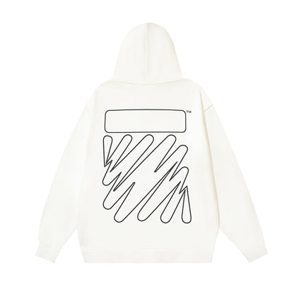 OFF Logo Print Hoodie