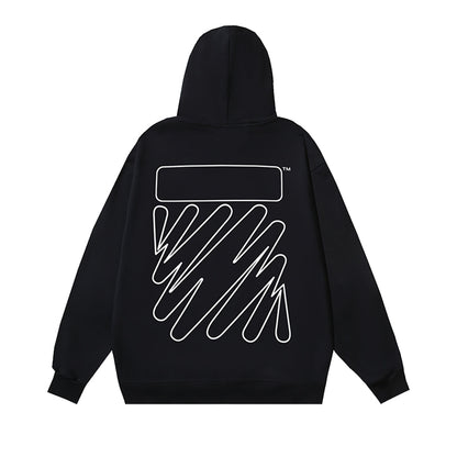 OFF Logo Print Hoodie