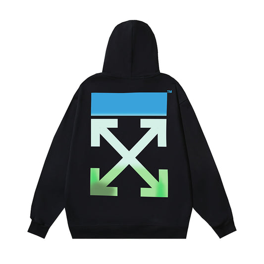 OFF Logo Print Hoodie