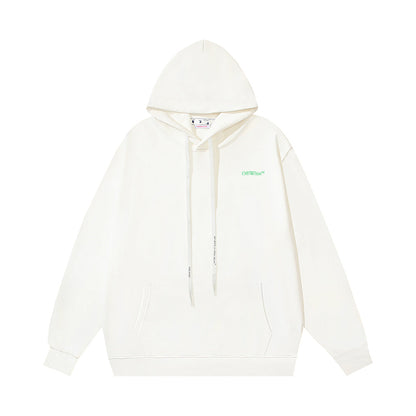 OFF Logo Print Hoodie