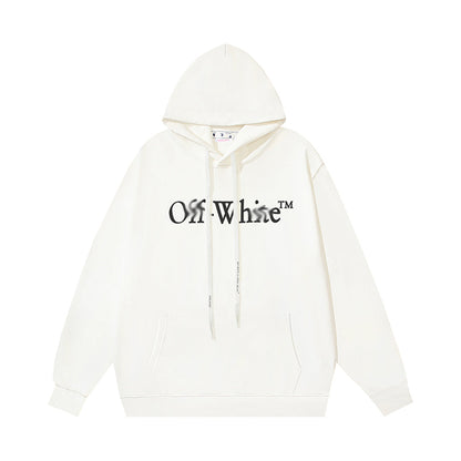OFF Logo Print Hoodie