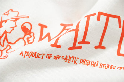 OFF Logo Print Hoodie