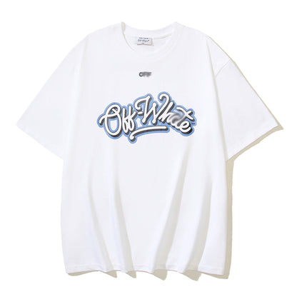 OFF Bulls Print T-shirt