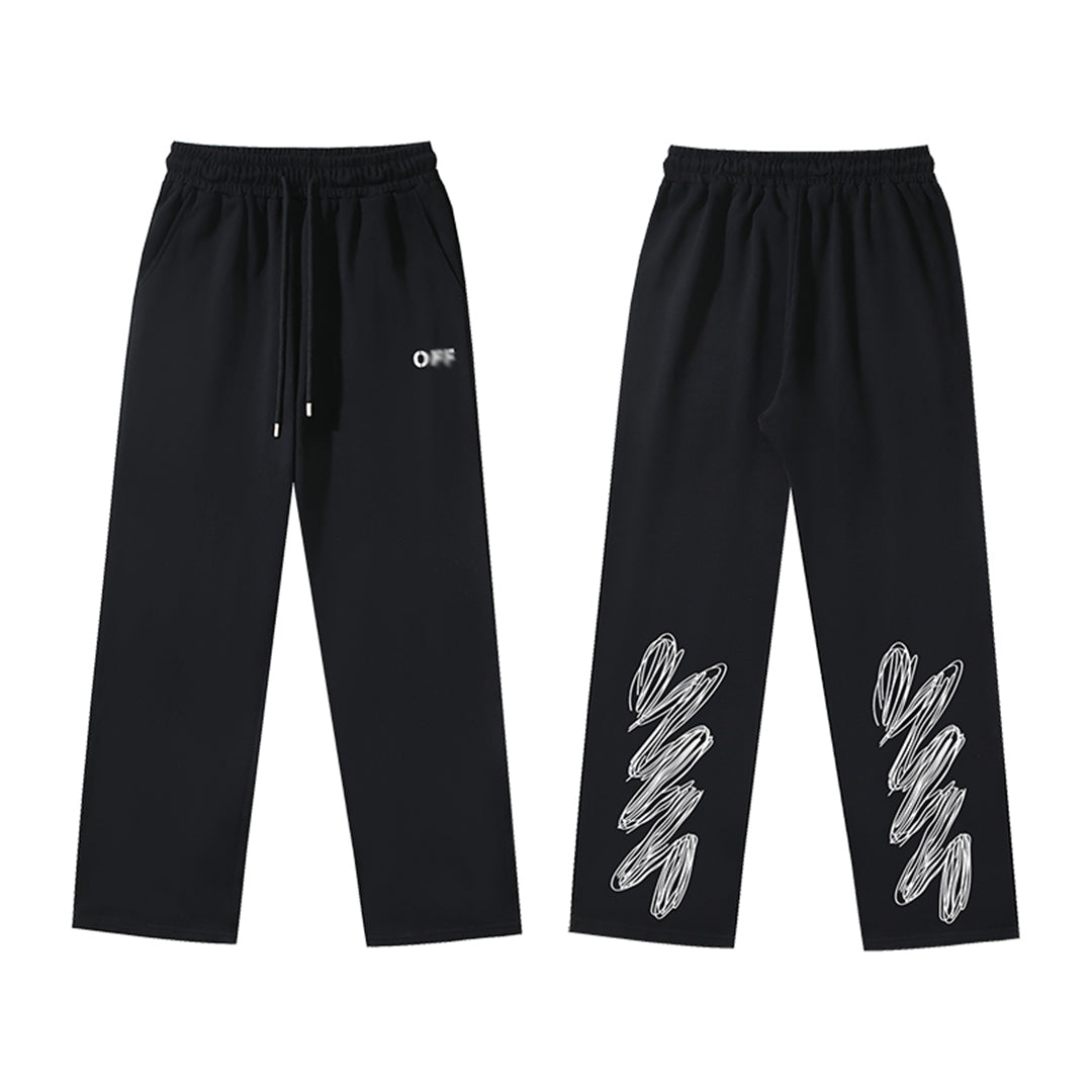 OFF Logo Print Sweatpants
