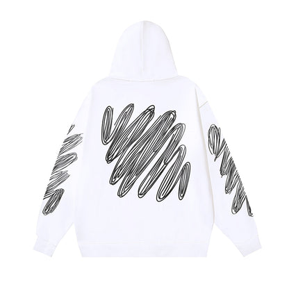 OFF Logo Print Hoodie