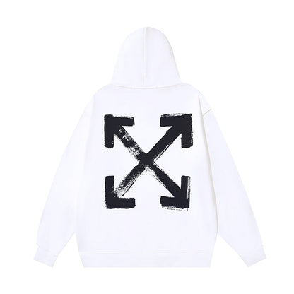 OFF Logo Print Hoodie