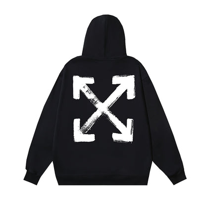 OFF Logo Print Hoodie