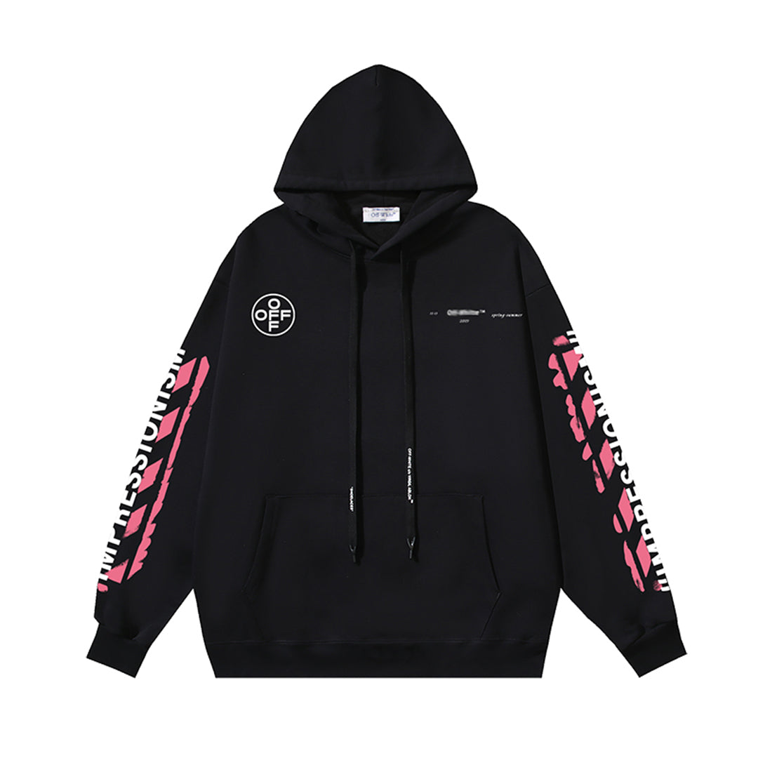 OFF Logo Print Hoodie