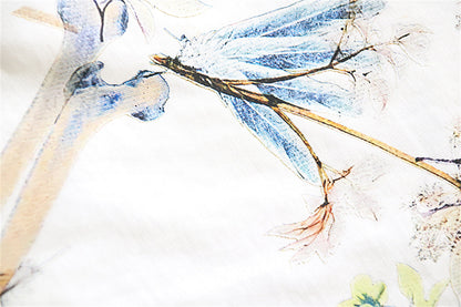 OFF Flowers Print T-shirt