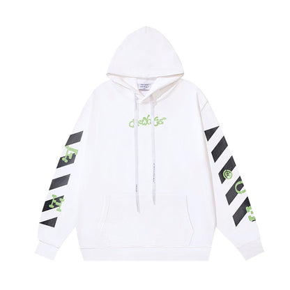 OFF Logo Print Hoodie