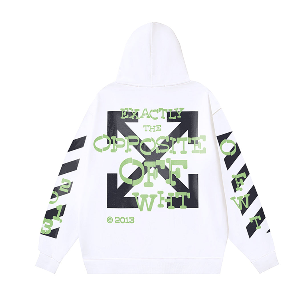 OFF Logo Print Hoodie