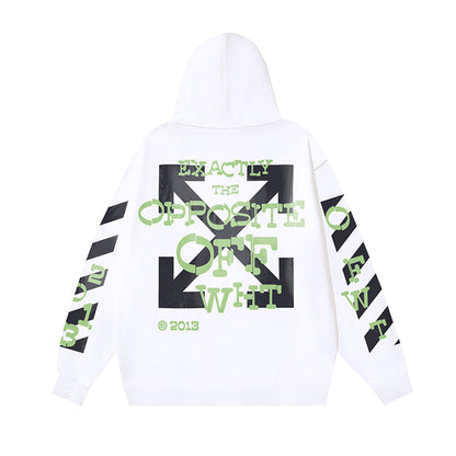 OFF Logo Print Hoodie